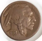 1936 S Buffalo Nickel Five Cent US Coin Very Fine VF Free Post Tracking