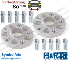 HR Spurverbreiterung DRA 80mm/Achse für Opel Astra G Cabriolet T98 Bj. 2001-2005