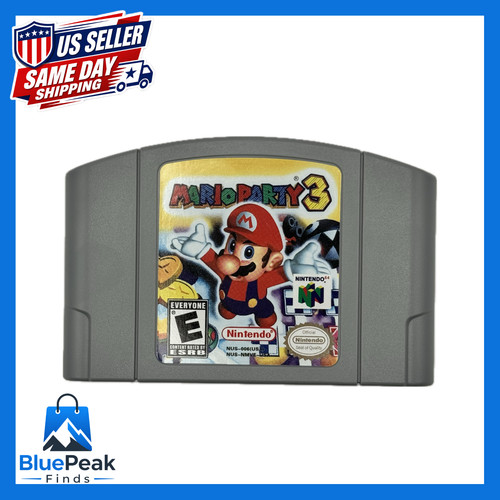 Mario Party 3 for Nintendo 64 - US Version, Fast Shipping, Excellent Condition
