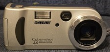 Sony Cyber-Shot DSC-P51 2.0 MP Digital Camera Silver For Parts READ