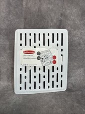 White Rubbermaid Small Sink Mat Rubber Dish Protector 10.7 x 12.7 in NEW htf