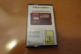 RFT DDR Informationskassette R 4000/ R4200