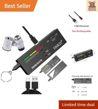 Professional Diamond Tester with 60X Loupe - Effortless Authenticity Check