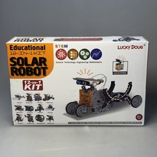 Lucky Doug Educational Solar Robot 12-in-1 STEM Kit 8 Build Toy Science