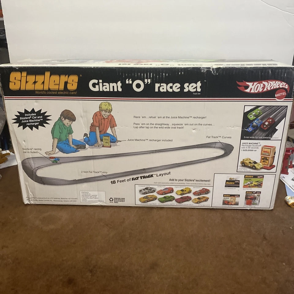 Mattel Hot Wheels Sizzlers Giant "O" Race Set NIB - Image 3 of 4