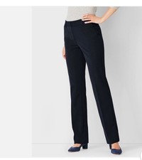Talbots Barely Boot Pant Black Women  s Size 8 Curvy NWT 109 Full Length