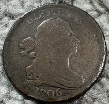 1806 Draped Bust United States Half Cent - Lot 1501