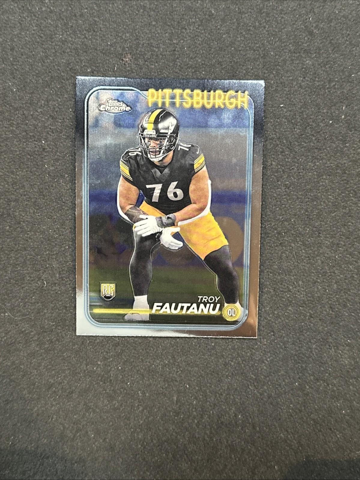 Troy Fautanu Topps Chrome #295 Base