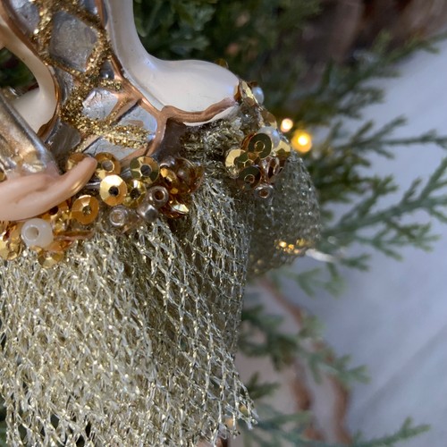 Cream & Gold Clara and Sugarplum Fairy Nutcracker Christmas Set Gisela Graham - Picture 8 of 12
