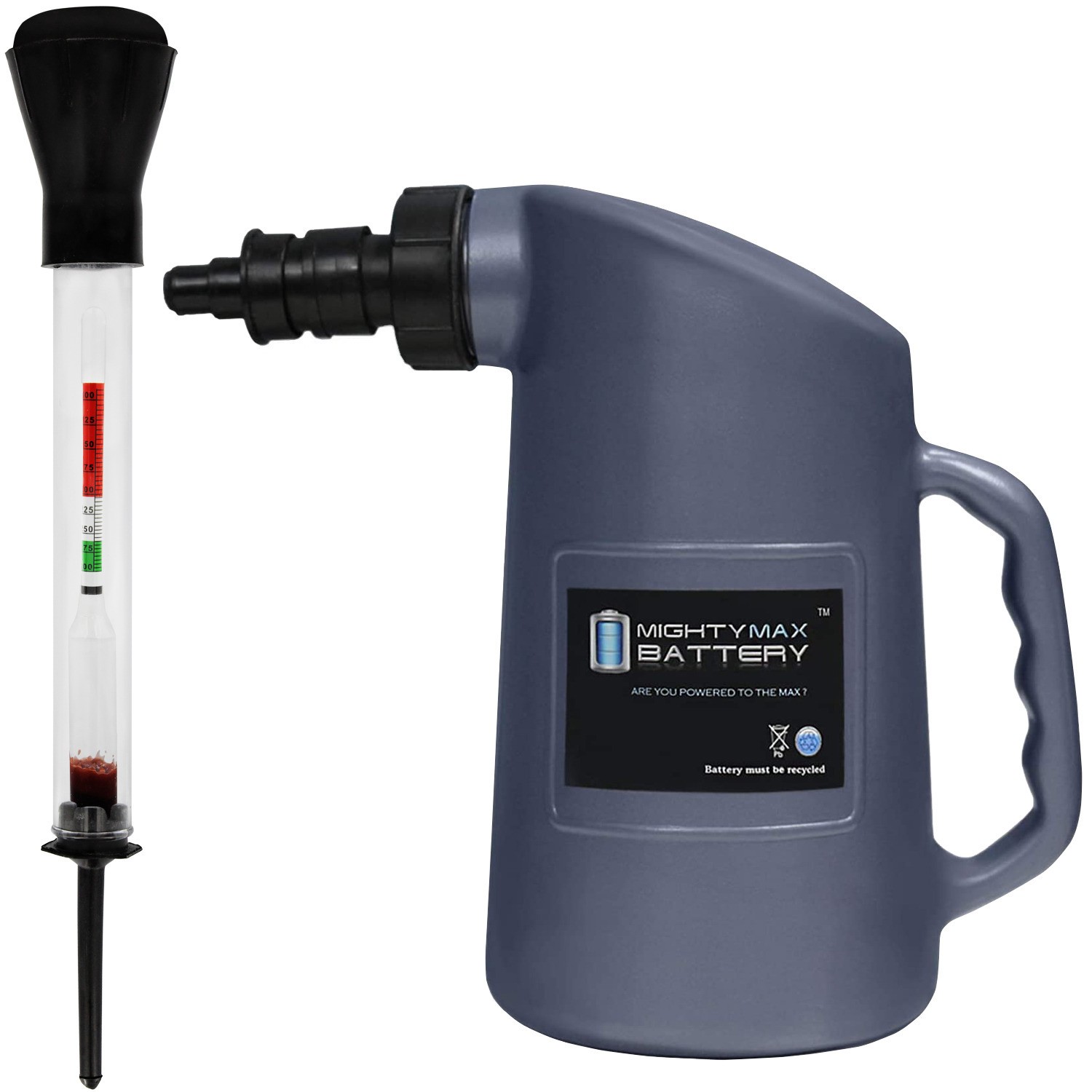 Mighty Max Golf Cart / Deep Cycle Battery Water Filler Bottle + Hydrometer