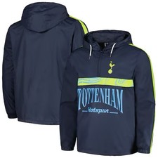 Tottenham Hotspur Anorak Hoodie Half-Zip Jacket - Navy Size XXL NWT