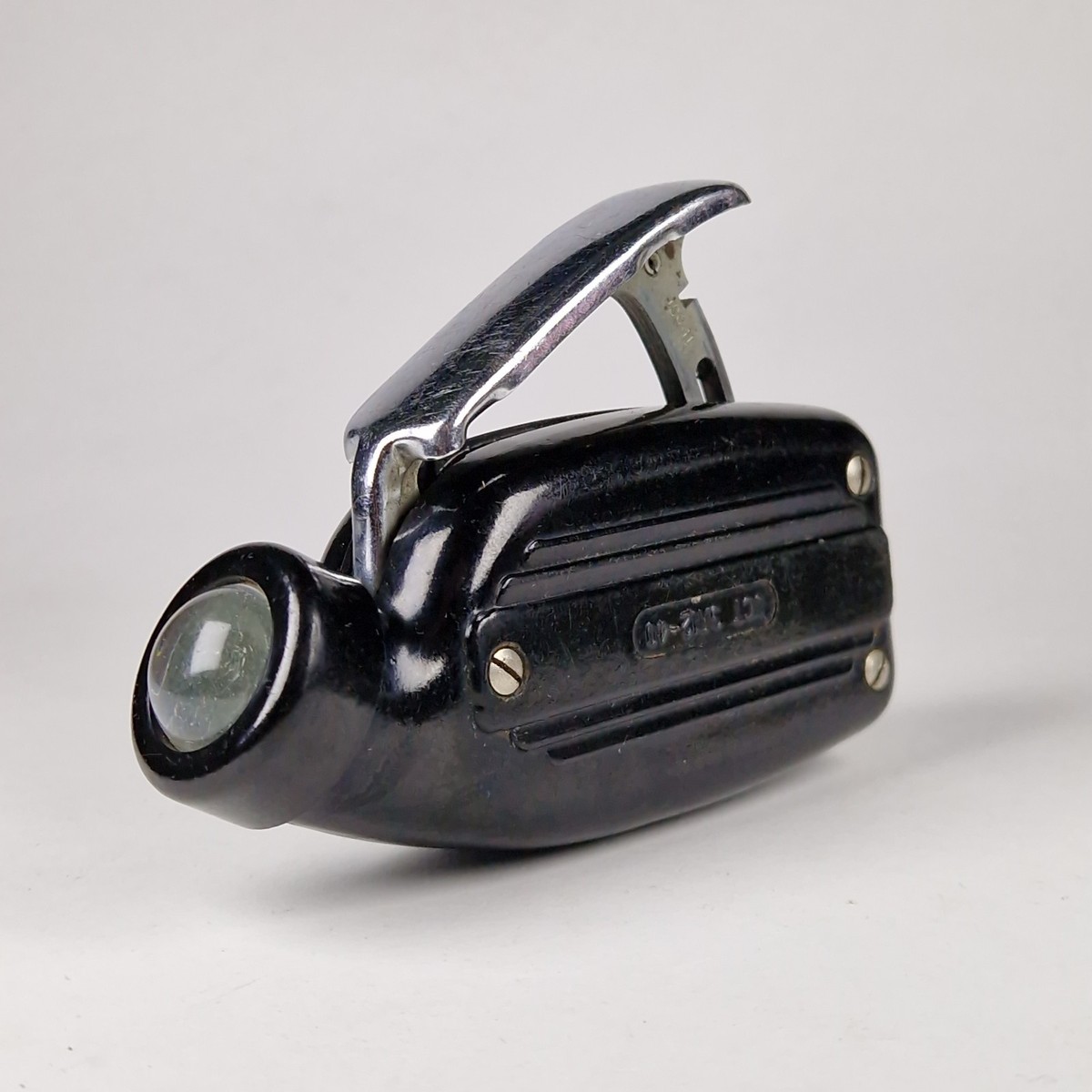 1950s Rare Vintage Soviet Flashlight ZIP Zhuchok Dynamo Hand Lamp