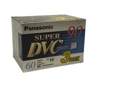 Panasonic DVM60/90 Mini DV Digital Video Cassete Tape 60/90min Japan 3 Pack 