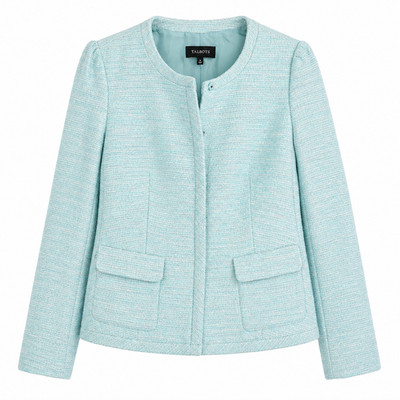 TALBOTS- blazer -Jacke  -Blau -Janker UK 8  34 36