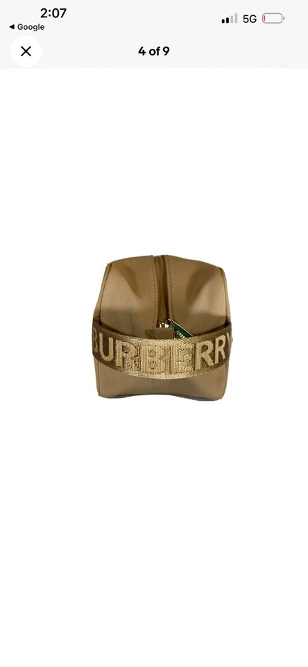 Burberry Hero Bolsa Grande Doble Kit Estuche de Afeitado Bolsa de Aseo Estuche Unisex Foto 2 de 4