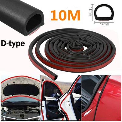 10M Universal Gummidichtung Auto Türdichtung Dichtung Kantenschutz D-form DE