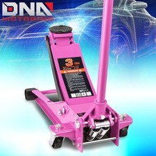 3 Ton Heavy Duty Steel Low Profile Hydraulic Trolley Service / Floor Jack Purple