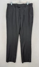 Perry Ellis Men’s Sz 32x32 Charcoal Gray Modern Fit Business Dress Pants NWT