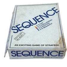 Juego de mesa de secuencia de colección Jax Ltd 8002 juego de cartas de estrategia completo edición 1982