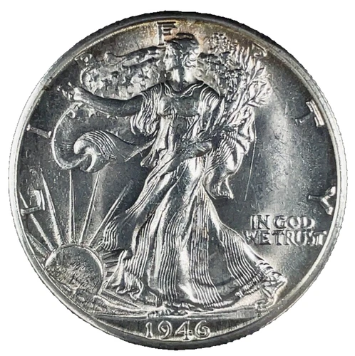 1946-D Walking Liberty Half Dollar — photo from the most recent tracked eBay sale