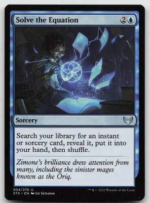 Solve the Equation Strixhaven: School of Mages Regular