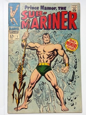 Sub-Mariner #1 (1968) Premiere Issue, Origin of Namor in 5.0 Very Good/Fine  ...