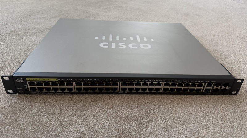 Cisco SG350-52MP 52-Port Gigabit PoE+ Managed Network Switch