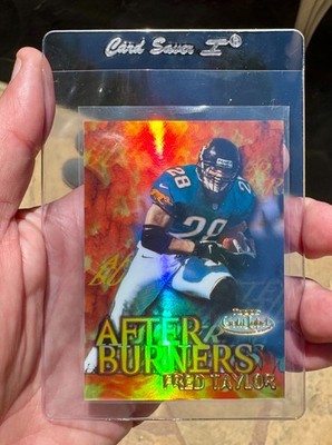 FRED TAYLOR 2000 topps gold label AFTER BURNERS insert #A7 jacksonville jaguars