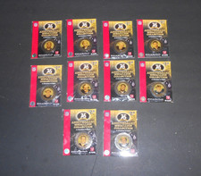 PITTSBURGH STEELERS 75TH ANNIVERSARY MEDALLIONS LOT OF 10 POST GAZETTE FOOTBALL PITTSBURGH STEELERS 75TH ANNIVERSARY MEDALLIONS LOT OF 10 POST GAZETTE FOOTBALL