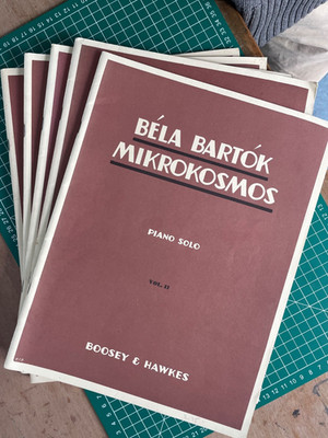 Bela Bartok Microcosmos Boosey and Hawkes vol. 2 to 6