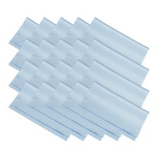 20 x Microfiber Cleaning Cloth 7" x 6" Soft for Camera Lens Eyeglasses Blue