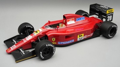 Model Car Formula 1 F1 1:18 Tecnomodel Ferrari 642 British GP 1991 Alesi NE