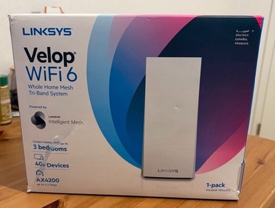 Linksys Velop MX4200 (AX4200) WLAN Mesh-Router neuwertig