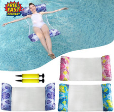 3 Pack Lilo Pool Inflatables, Swimming Floats Water Hammock Pool Toys for Adults