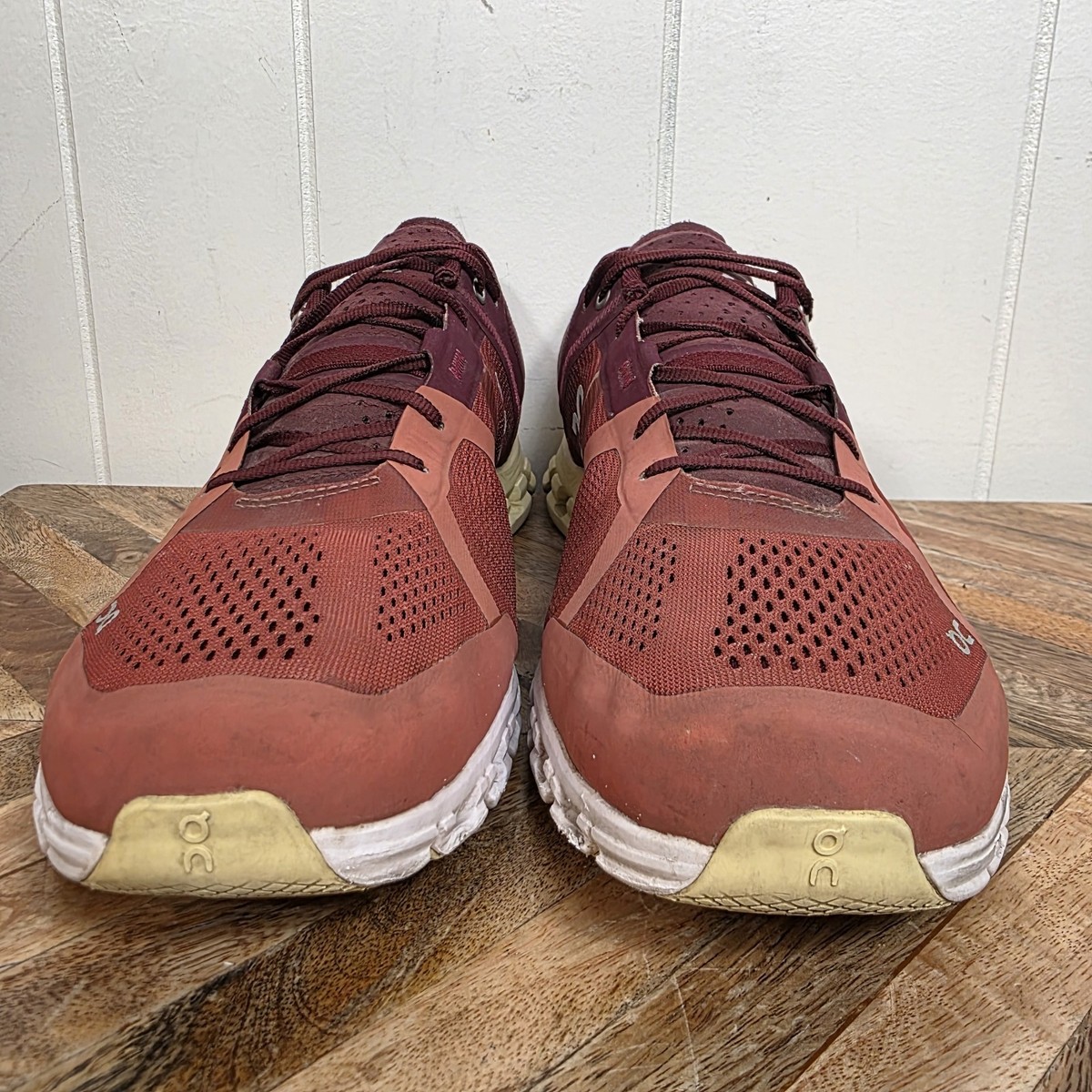 On Cloudflow Road-running shoes in Rust/Limelight - men\'s ON CLOUDFLOW Mens V2 Rust - Limelight Size 7 | Mercari main image 4