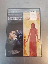 Misery & Carrie - DVD Double Feature - Stephen King - NEW SEALED 