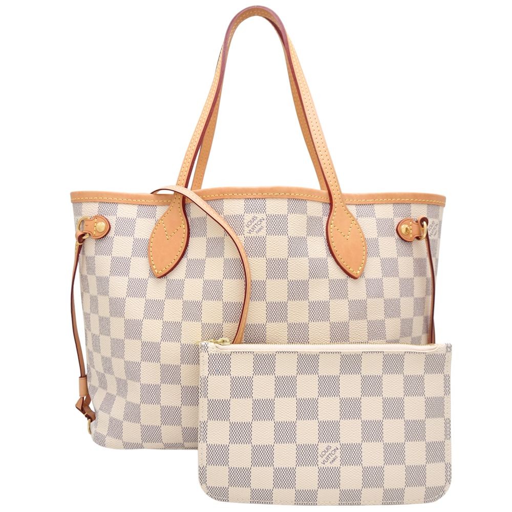 LOUIS VUITTON Neverfull PM Tote Bag in Demier Azur N41362-image