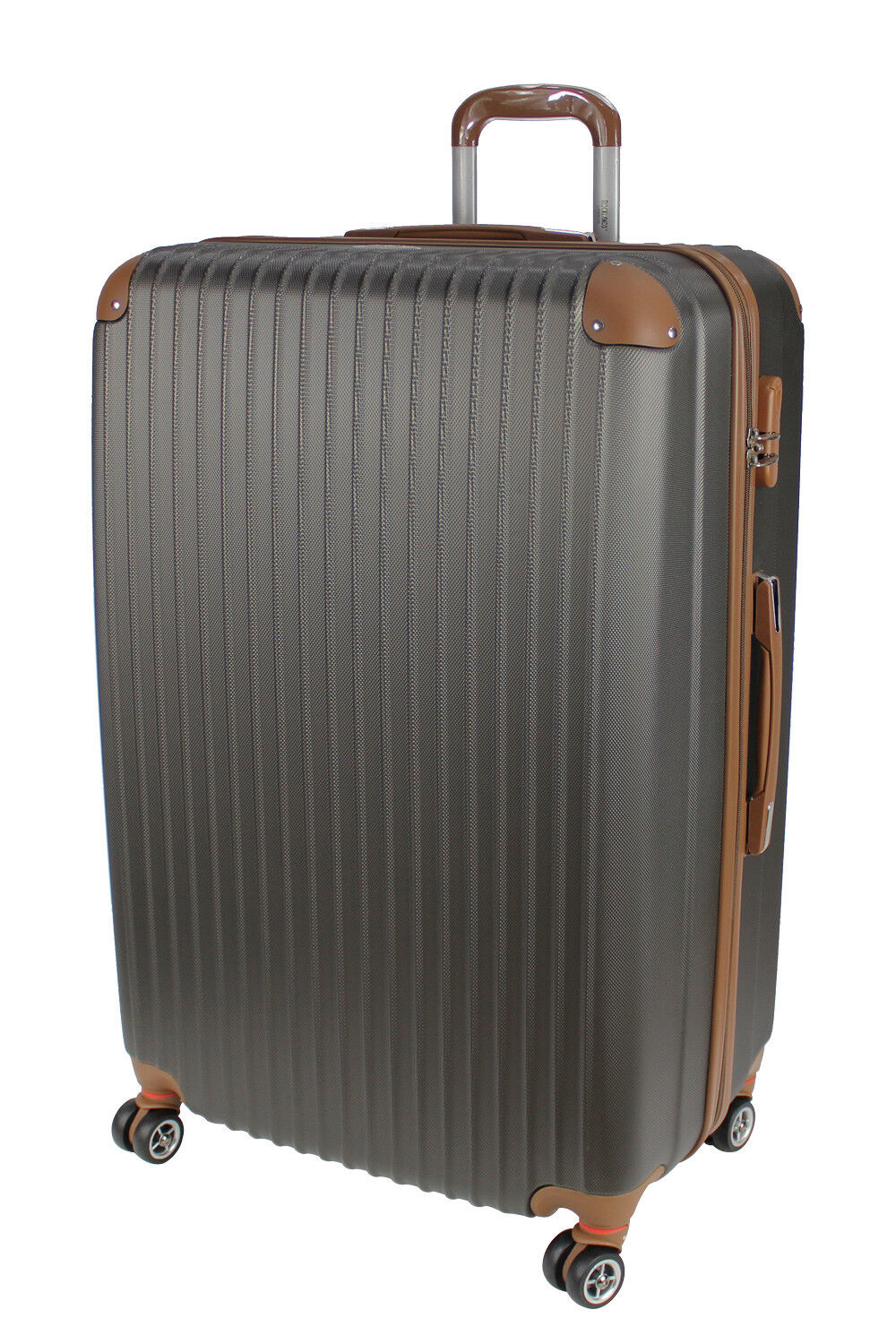 Rocklands Lightweight 4 Wheel ABS Hard Shell Luggage Suitcase Cabin Bag