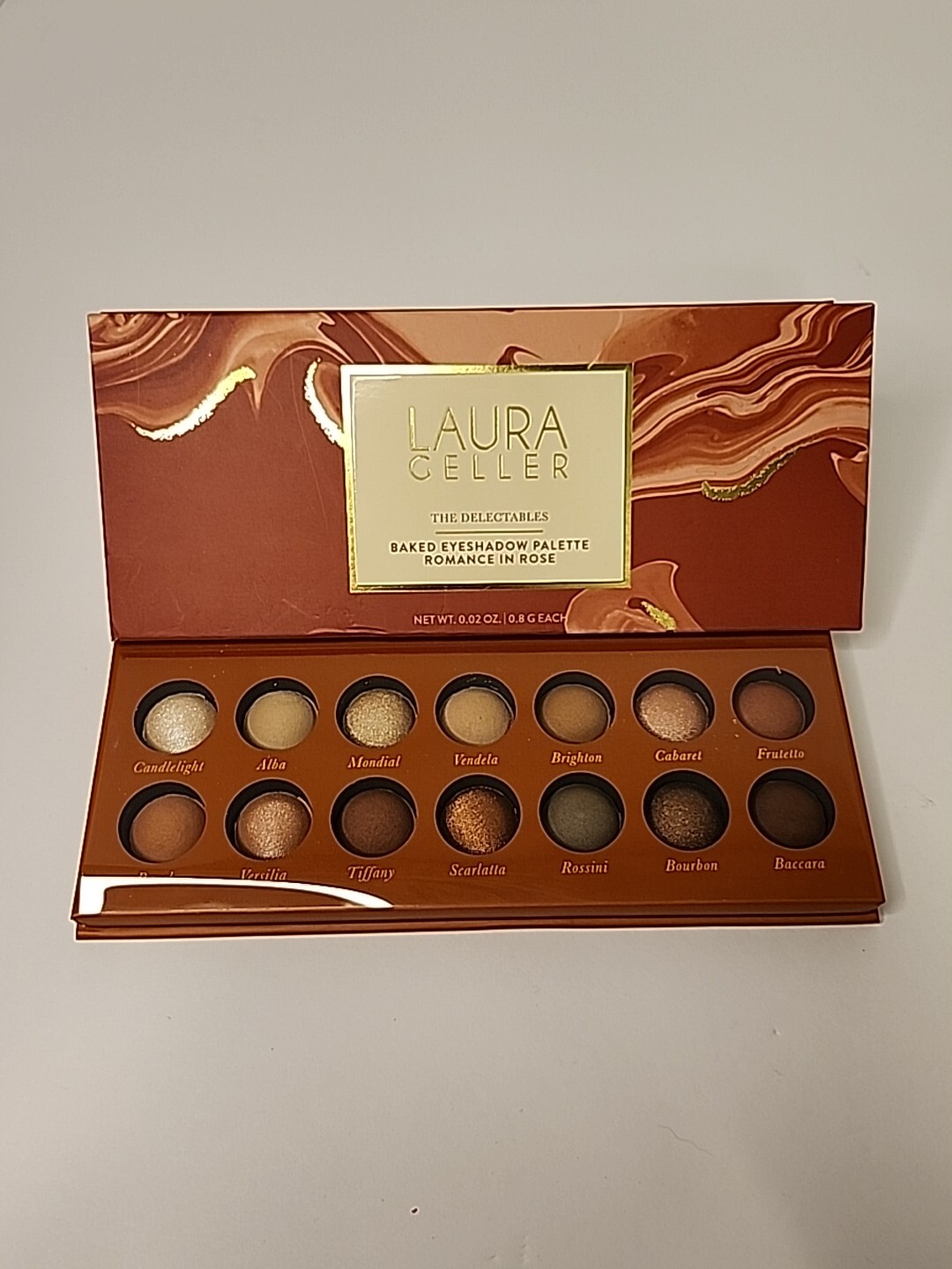 Laura Geller The Delectables Baked Eyeshadow Palette Romance In Rose NIB!