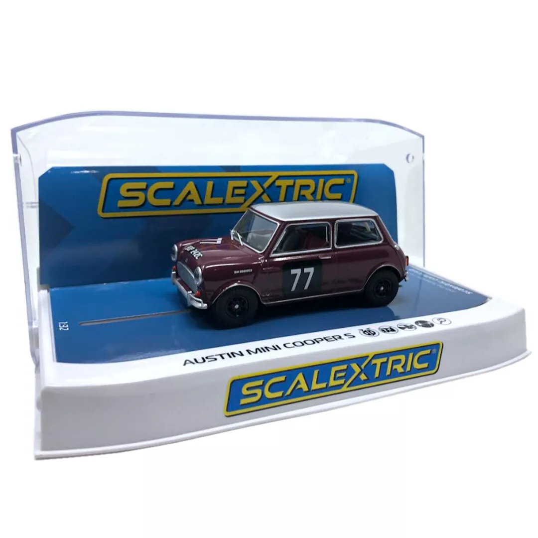 Scalextric C4238 Morris Mini Cooper S Broadspeed 1 32 Slot Car