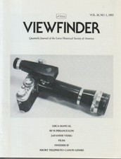 Viewfinder Journal of the Leica Historical Society of America 1993 IR KL3977