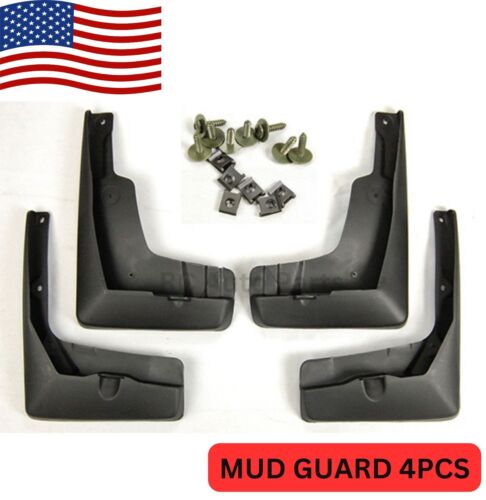 4 Pieces Front Rear Splash Mud Guards Flap Kit For 15-17 Toyota Camry All Model - Foto 2 di 2