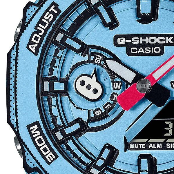 Casio G-SHOCK GA-2100MNG-2AJR MANGA THEME Men's Watch Octagon Blue