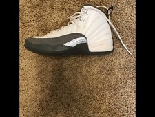 Size Youth 4 - Jordan 12 Retro White Grey 2019