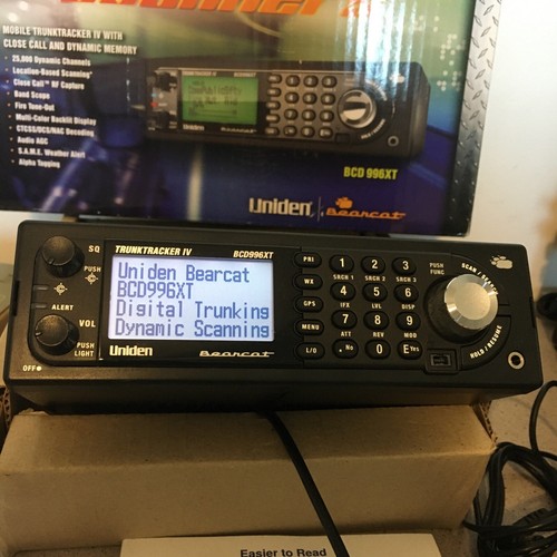 Uniden BCD996XT P25 Digital Trunktracker IV Mobile Base Scanner in box
