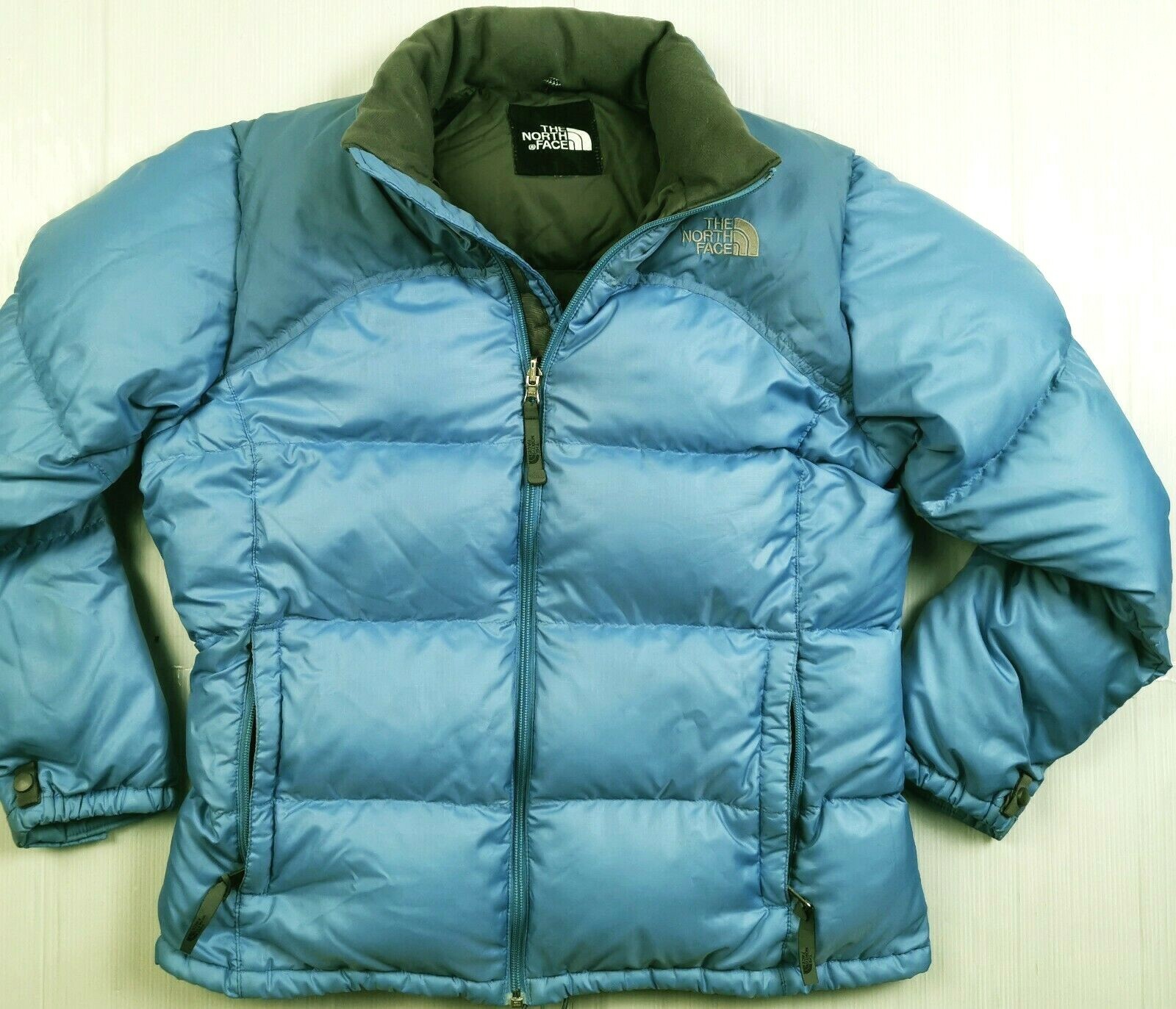 QUILT PUFFER BLUE COAT JACKET 