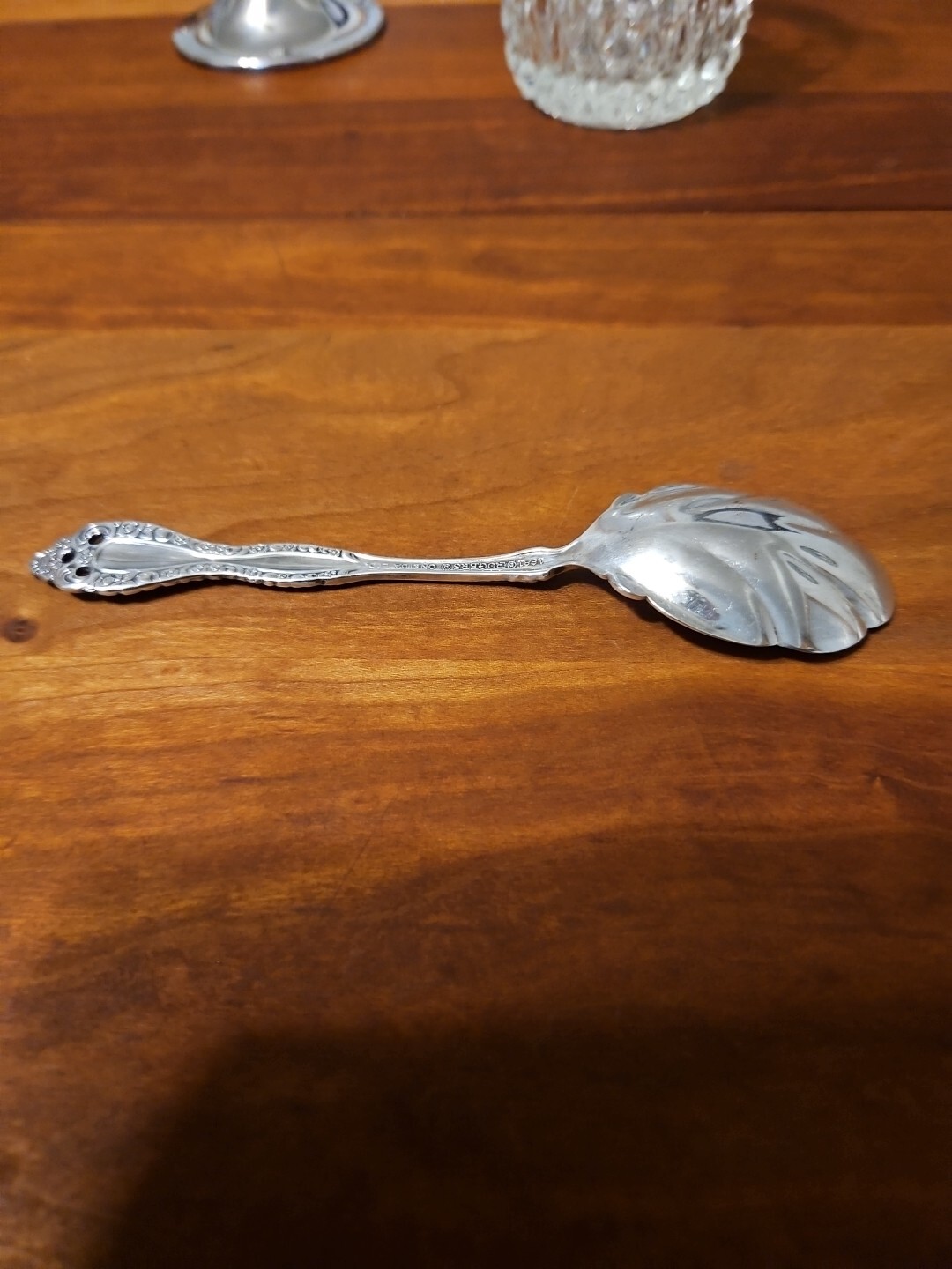Nice Find, Cut Crystal Sugar Bowl Silver Plate Lid With Original spoon. eBay