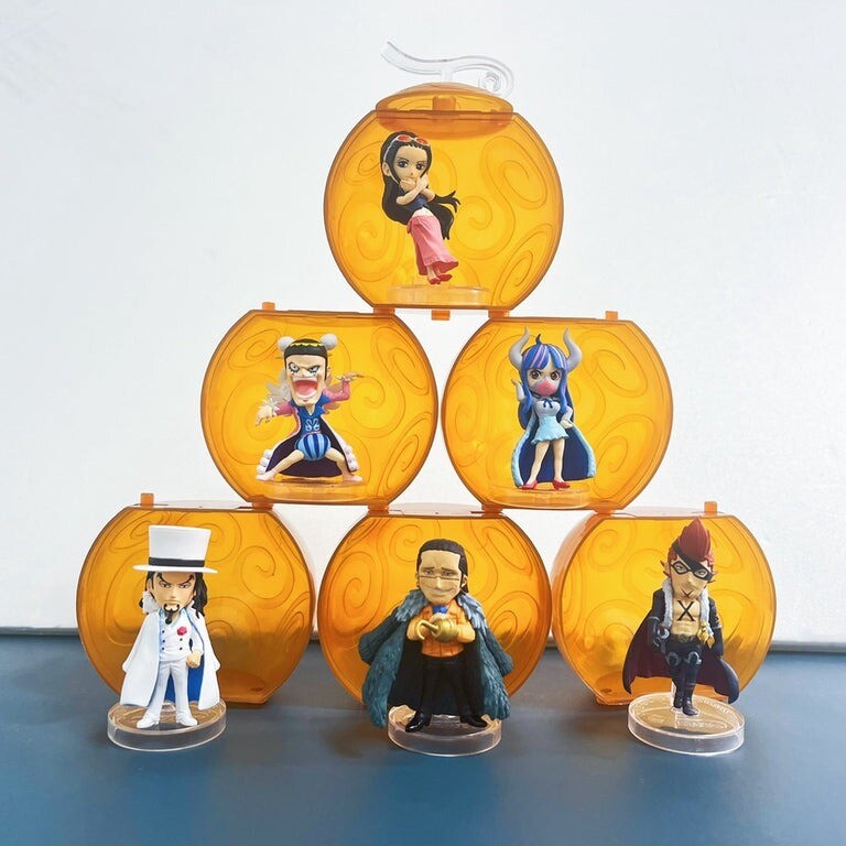 BANDAI Gashapon Figure One Piece Vol 9 naval battle of 4PCS