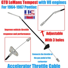 Accelerator Throttle Cable For 1964-1967 Pontiac GTO LeMans, Tempest 326 389 V8