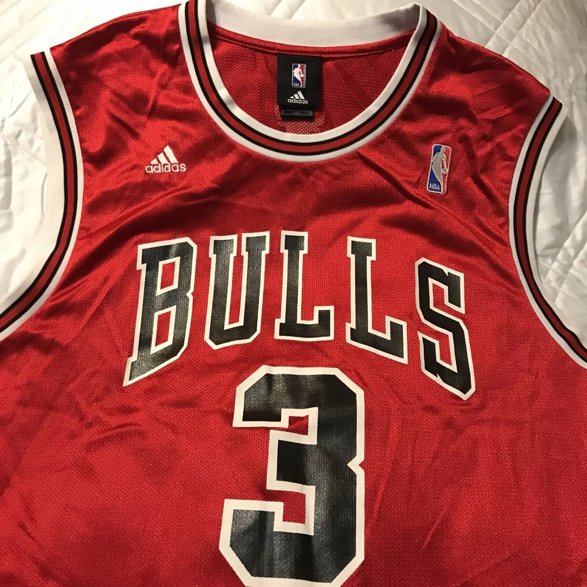 BEN WALLACE CHICAGO BULLS ADIDAS SWINGMAN JERSEY RED NBA MEN MEDIUM M